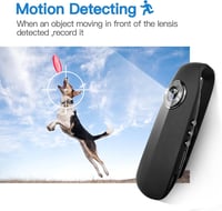 CAMMHD 1080P Testkamera 32GB Memóriával Hordozható Bodycam Mozgásérzékelő Vízálló Fém Ház 3-7 Óra Felvétel 6