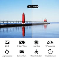 CAMMHD 1440P HD Testkamera Hang és Videó Felvétellel 12 Órás Rögzítés Infravörös Éjjellátó Hordozható Biztonsági Kamera 2