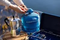 Aragaz de camping compact Campingaz Base Camp Lid cu capac, 2 arzătoare, 2 x 1600 W, pentru camping și festivaluri, Albastru 5