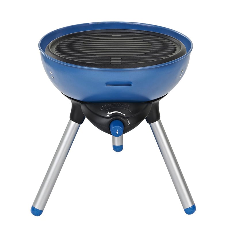 Campingaz Party Grill 200 Kempingový varič a gril – modrý, prenosný plynový gril na varenie vonku, 32x32x33 cm