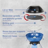 Campingaz Party Grill 400 CV hordozható kemping grill és főzőlap CV470/R907 – sérült sütőlap szél (2. kép) 5