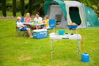 Kempingový varič Campingaz Party Grill 400 R – Prenosný plynový varič v modrej farbe, 36x36x27 cm, na grilovanie v prírode 7