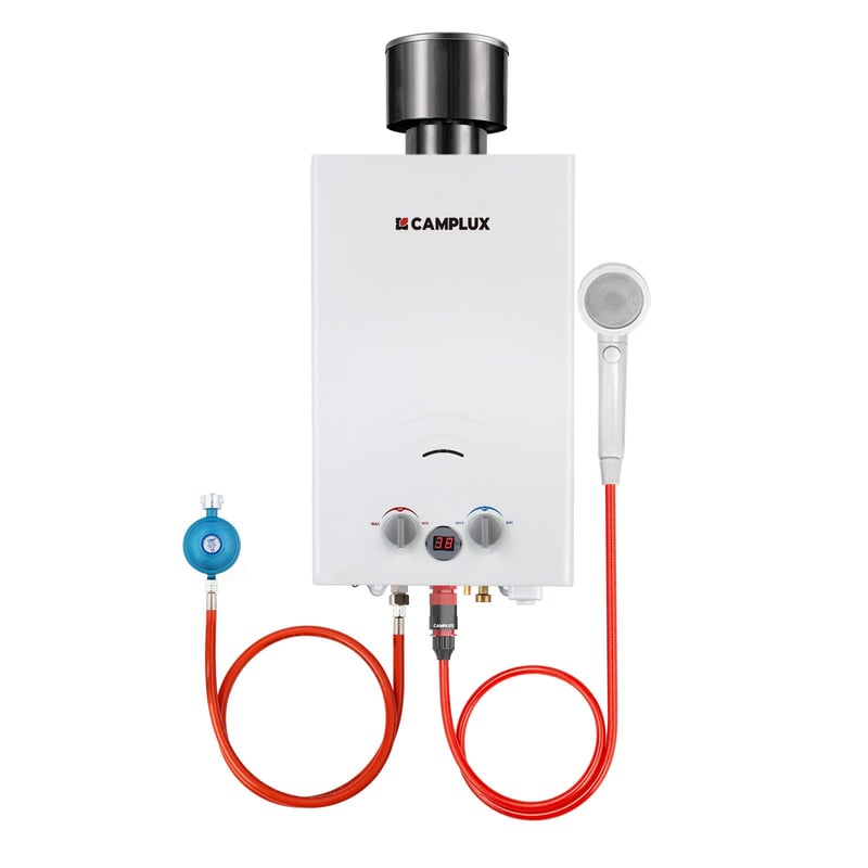 CAMPLUX BW264C-DE plinski protočni bojler s tušem - 10 l/min
