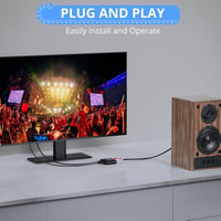 CAMWAY 192kHz digitális-analóg átalakító SPDIF/Toslink RCA 3.5mm erősítővel 4