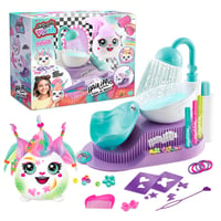 Canal Toys Airbrush Plush Hair'iffic kadernícky salón – elektronický airbrush fén, 20 doplnkov, umývacia stanica, kreatívna hračka od 6 rokov 3