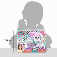 Canal Toys Airbrush Plush Hair'iffic kadernícky salón – elektronický airbrush fén, 20 doplnkov, umývacia stanica, kreatívna hračka od 6 rokov 6