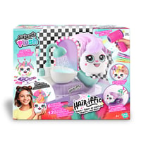 Canal Toys Airbrush Plush Hair'iffic kadernícky salón – elektronický airbrush fén, 20 doplnkov, umývacia stanica, kreatívna hračka od 6 rokov 2