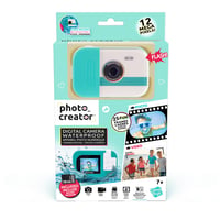 Canal Toys Photo Creator CLK079 Detský vodotesný fotoaparát IP68 3 m modrý 16 GB microSD 2-palcový LCD selfie režim filtre USB-C plávajúci 2