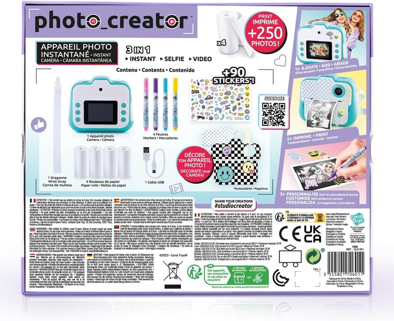 Canal Toys Studio Creator CLK 001 Instant Fényképezőgép Világoskék