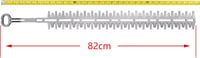 Cancanle 24" Stihl HS45 fűkasza pótlap 4228-710-6051A 8