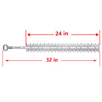 Súprava náhradných nožov pre nožnice na živý plot Stihl HS45 (4228-710-6051A) - 600 mm 2