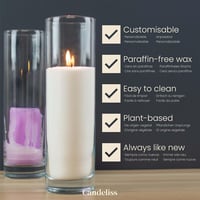 CANDELISS Gyertya Homok Kanóc Szett Fém Dobozban Gyöngy Viasz Granulátum 7