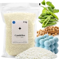 CANDELISS szójaviasz gyertyakészítéshez, üveges öntéshez - 2 kg 1