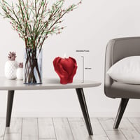 Candellana Holding Heart svijeća u obliku srca - Crvena 3