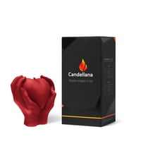 Candellana Holding Heart svijeća u obliku srca - Crvena 5