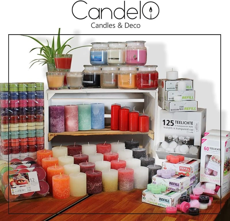 Candelo Eco Refill Teafény 54db Viaszpogácsa Újrahasználható Fedőkhöz Műanyagmentes