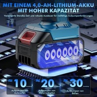 Elektrický vzduchový kompresor Candeon do auta, 150 PSI akumulátorový kompresor s 5 režimami, digitálna hustilka pneumatík s LED svetlom, pre autá, motorky a bicykle 4