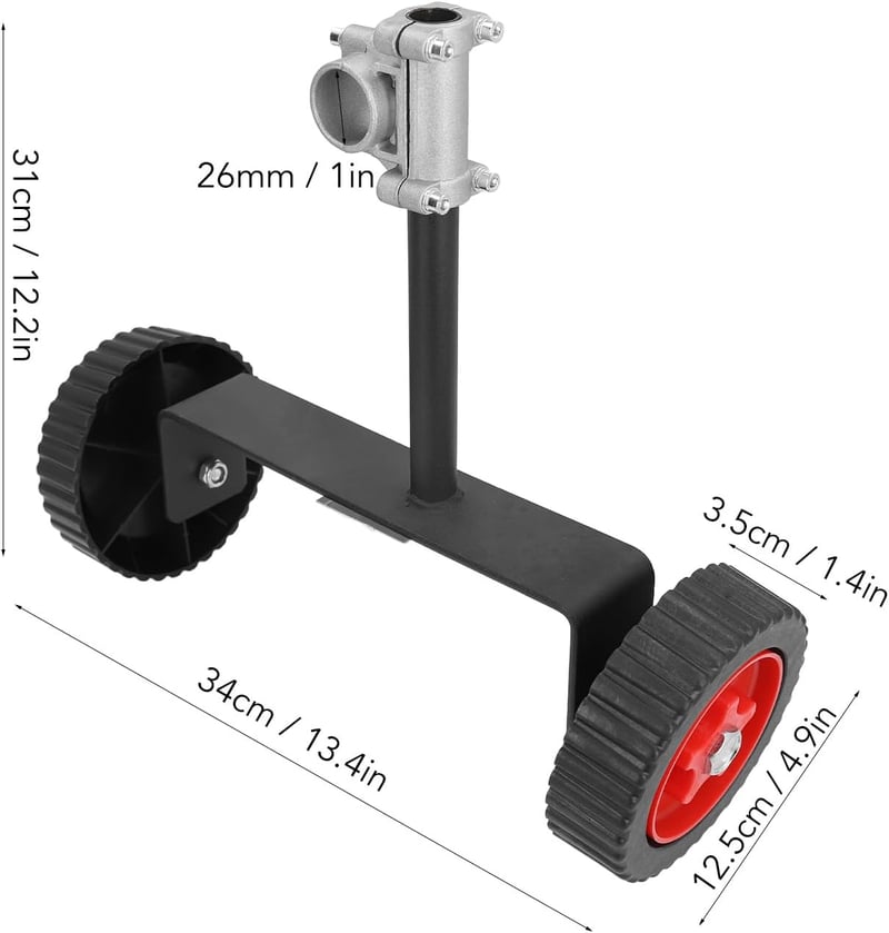 Candeon Fűnyíró Támasztó Kerék Állítható Fűkasza Segédkerék 28mm