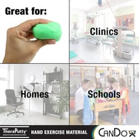 Cando Thera Putty terápiás gyurma 450g erősítéshez és rehabilitációhoz 2
