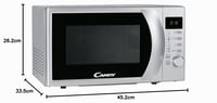 Cuptor cu microunde CANDY CMG2071DS cu grill, 20 litri, 700W, 6 niveluri de putere, blocare acces copii, aplicație hOn, independent, argintiu 6