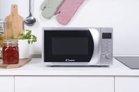 Cuptor cu microunde CANDY CMG2071DS cu grill, 20 litri, 700W, 6 niveluri de putere, blocare acces copii, aplicație hOn, independent, argintiu 4