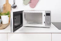 Cuptor cu microunde CANDY CMG2071DS cu grill, 20 litri, 700W, 6 niveluri de putere, blocare acces copii, aplicație hOn, independent, argintiu 2