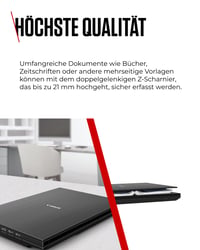 Scanner flatbed A4 Canon LiDE 400 – senzor CIS, 4800x4800 dpi, USB-C, 5 butoane, suport vertical, negru 9