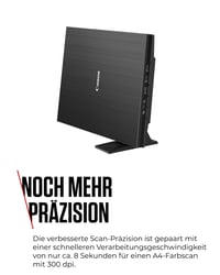 Scanner flatbed A4 Canon LiDE 400 – senzor CIS, 4800x4800 dpi, USB-C, 5 butoane, suport vertical, negru 10