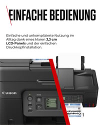 Použitá multifunkčná atramentová tlačiareň 4 v 1 Canon PIXMA G4570 MegaTank A4, skener, kopírka, fax, ADF, WiFi, USB, čierno-sivá 7
