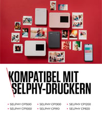 Pachet multiplu de cerneală și hârtie Canon SELPHY XS-20L - Cartuș de cerneală original pentru imprimantă foto Canon, 1 pachet și 20 de coli de hârtie foto (72 x 85 mm) 6