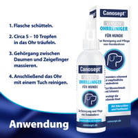 Canosept Sensitiv Soluție pentru curățarea urechilor câinilor 75 ml - Pentru urechi sensibile 3