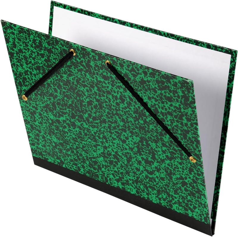 Canson Dokumentumtartó Mappa Gumis Rögzítővel 320x450mm Zöld - 320x450 mm