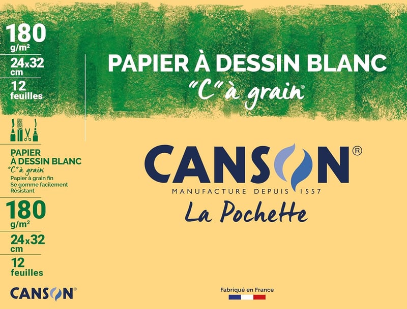 Canson rajzpapír 180 g/m² professzionális minőség