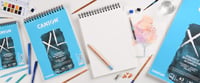 Akvarelový skicár Canson XL Aquarelle so špirálou – A5, 300 g/m², 20 listov, biely 5