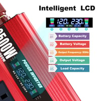 Menič napätia Cantonape 2500W 12V/230V, s LCD displejom, 4 USB portmi, s diaľkovým ovládaním 2