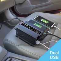 Cantonape 750W Feszültségátalakító 12V-230V - Autós Inverter EU Csatlakozóval és 2 USB Porttal Laptophoz, Kamerához, Okostelefonhoz 6