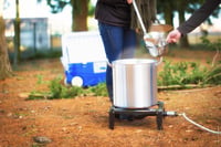 Univerzálna plynová hadica CAO Camping – dĺžka 150 cm, vnútorný priemer Ø 6 mm, biela, kempingová plynová hadica 2