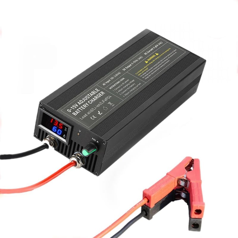 Capacity.Li LiFePO4 60A Intelligens Lítium Akkumulátor Töltő 12V-14.6V