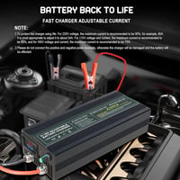 Capacity.Li LiFePO4 60A Intelligens Lítium Akkumulátor Töltő 12V-14.6V 4