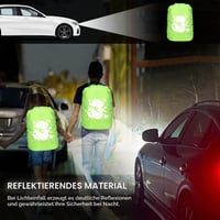 Husă de ploaie pentru rucsac Capaneus 35L pentru copii – Husă impermeabilă și reflectorizantă pentru ghiozdan, pentru băieți și fete 5