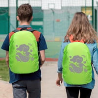 Husă de ploaie pentru rucsac Capaneus 35L pentru copii – Husă impermeabilă și reflectorizantă pentru ghiozdan, pentru băieți și fete 6