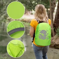 Husă de ploaie pentru rucsac Capaneus 35L pentru copii – Husă impermeabilă și reflectorizantă pentru ghiozdan, pentru băieți și fete 4