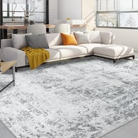 Capslpad szürke absztrakt szőnyeg 200x300 cm csúszásmentes mosható hálószoba nappali 1