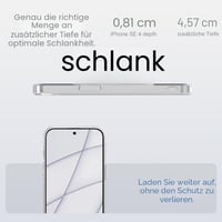 Captor iPhone 17e / 16e átlátszó TPU szilikon tok, ultravékony, sárgulásálló 8