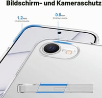Captor iPhone 17e / 16e átlátszó TPU szilikon tok, ultravékony, sárgulásálló 2