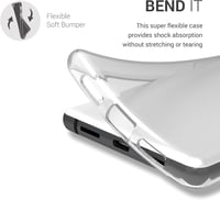 Captor Pixel 6 priehľadný TPU silikónový kryt, ultra tenký, flexibilný, ochrana proti zožltnutiu, nárazuvzdorný obal na telefón 4