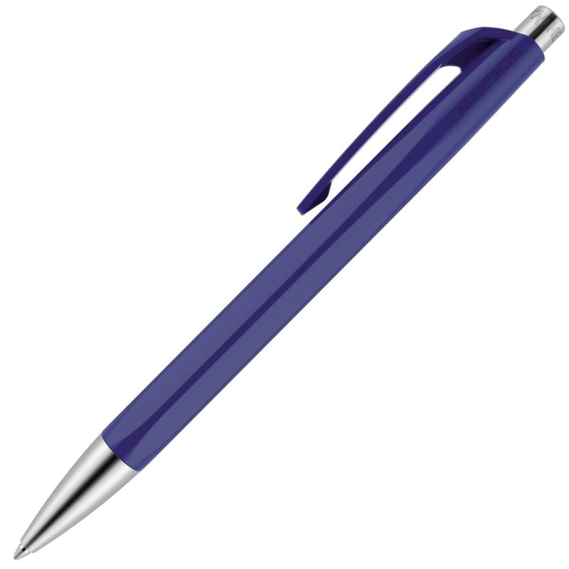Kemijska olovka na klik Caran d'Ache 888 Infinite - tamnoplava