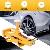 CarBole 3T Elektromos Ollós Emelő - 12V Távirányítós Autóemelő SUV, MPV Járművekhez, 12-45 cm Emelési Magasság, Sárga

AI: CarBole 3T Elektr 2