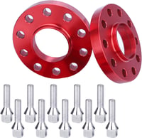 CarBole 5x120 20mm Kerékközépítő Adapter Piros 2db Kúpos Csavarokkal 2