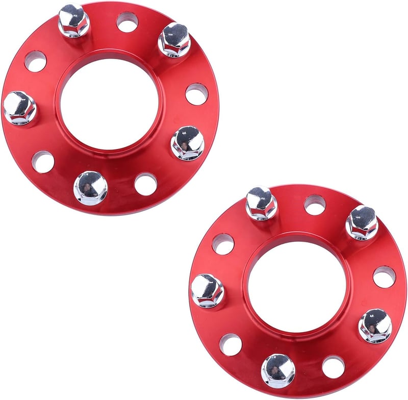 CarBole 5x120 20mm Kerékközépítő Adapter Piros 2db Kúpos Csavarokkal